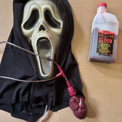 Scream Halloween Mask