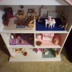 Light Pink And White Doll House