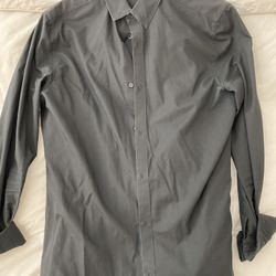 H & M Black Button Down! Size M