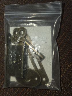 Chest Lock w/ Skeleton Key — New