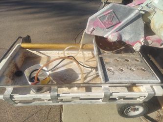 Mk-101 Working Tile Saw With Pump