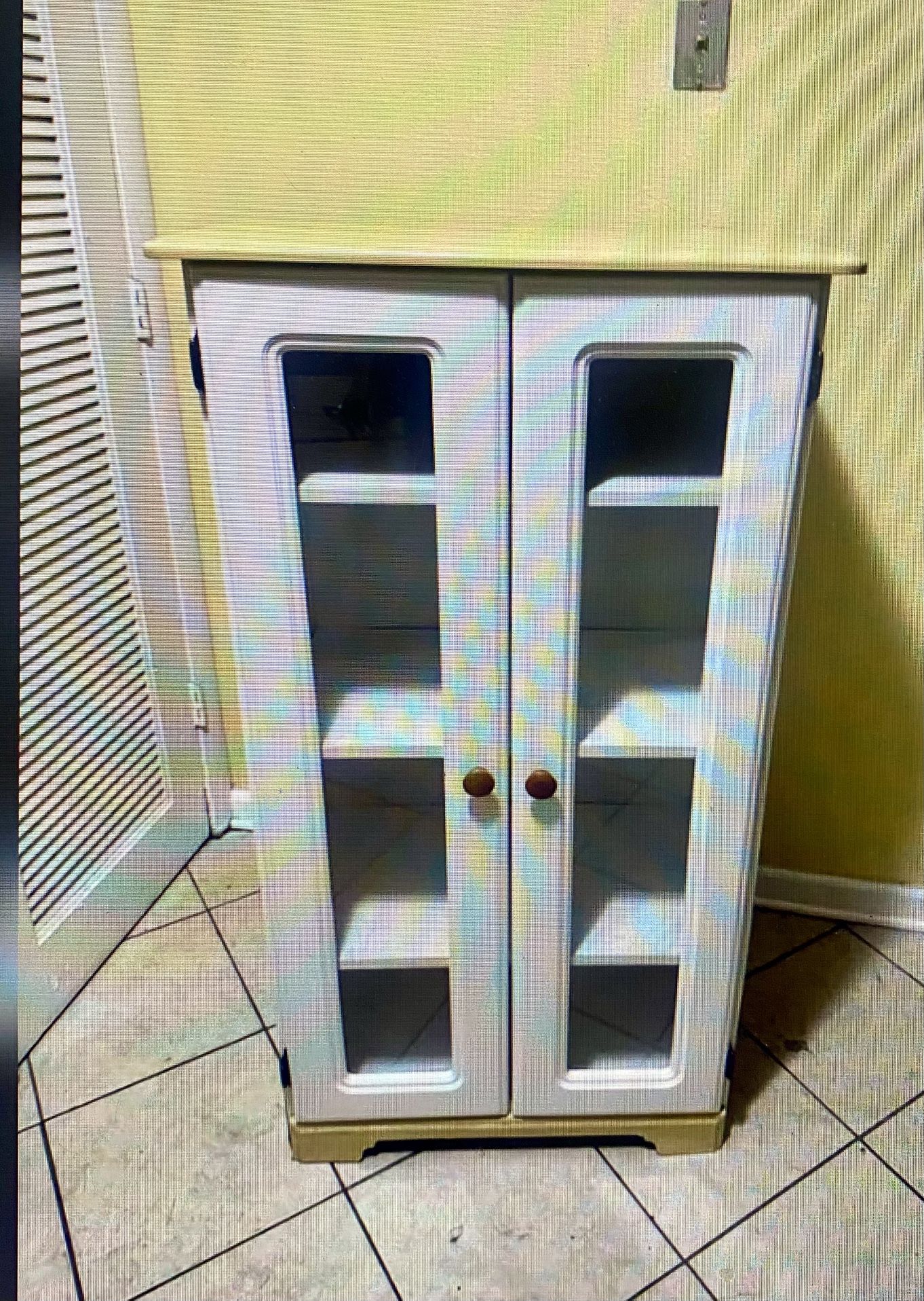 Pantry Cabinet, End Tables, Cadenza, Lamp