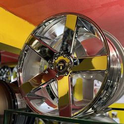 🔥24” Chrome Dub Wheels 🔥🏁