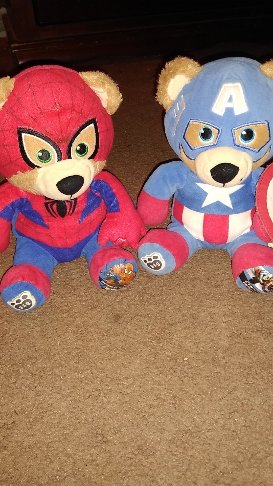 Spiderman 🕷️ and Captain America bears