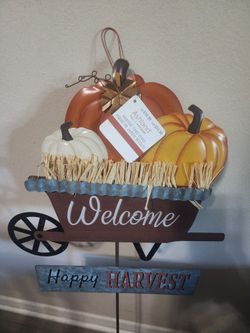 Autumn Welcome Yard Sign