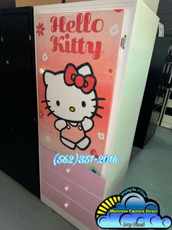 Hello Kitty tall closet wardrobe dresser ropero armoire