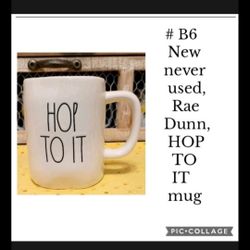New, Rae Dunn, Hop To It Mug...