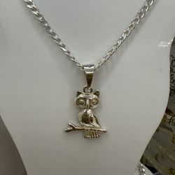 925 Sterling Silver 20” Chain and Pendant High Quality Cadena Con Dije Plata 20” Pulgadas 