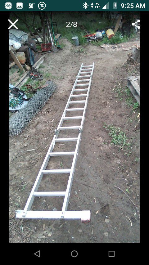 16' aluminum folding/locking ladder by Krause