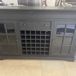 Wine Holder And Cabinet