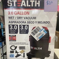 Stealth 3 Gallon Vacuum 