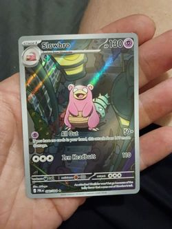Slowbro pokemon card holographic tcg