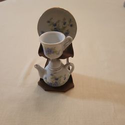 Miniature Porcelain Tea Set