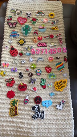 71 Adorable Embroidered Iron-On Patches - Huge DIY Craft Bundle