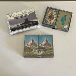 4 sets Of Vintage Playing Cards 