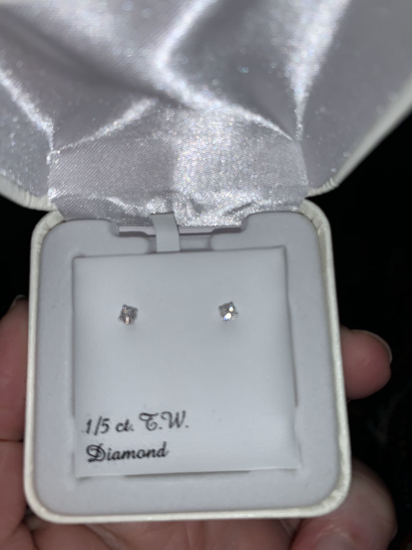 1/5 New Diamond Earrings