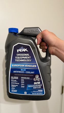 PEAK Original Equipment Technology European Blue Pre-Mixed Engine Coolant / Antifreeze