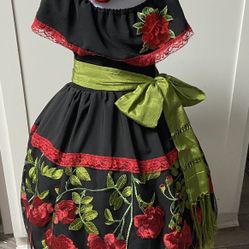 Embroidered Mexican Dress Vestido Bordado Artesanal Mexicano Niña