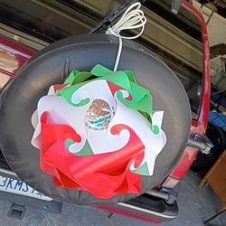 Mexican flag lamp