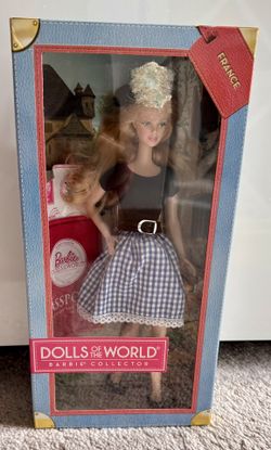 Barbie Collector Dolls of The World-france Doll Mattel X8420 Pink Label NIB