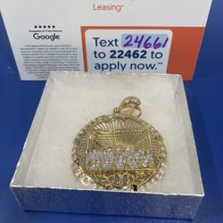 10k Last Supper Pendant 