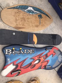 Water boards and snow board