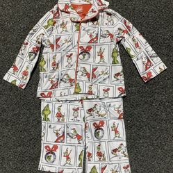 New The Grinch Cindy Lou and Max size 2T super soft fleece 2 piece Christmas pajama set 