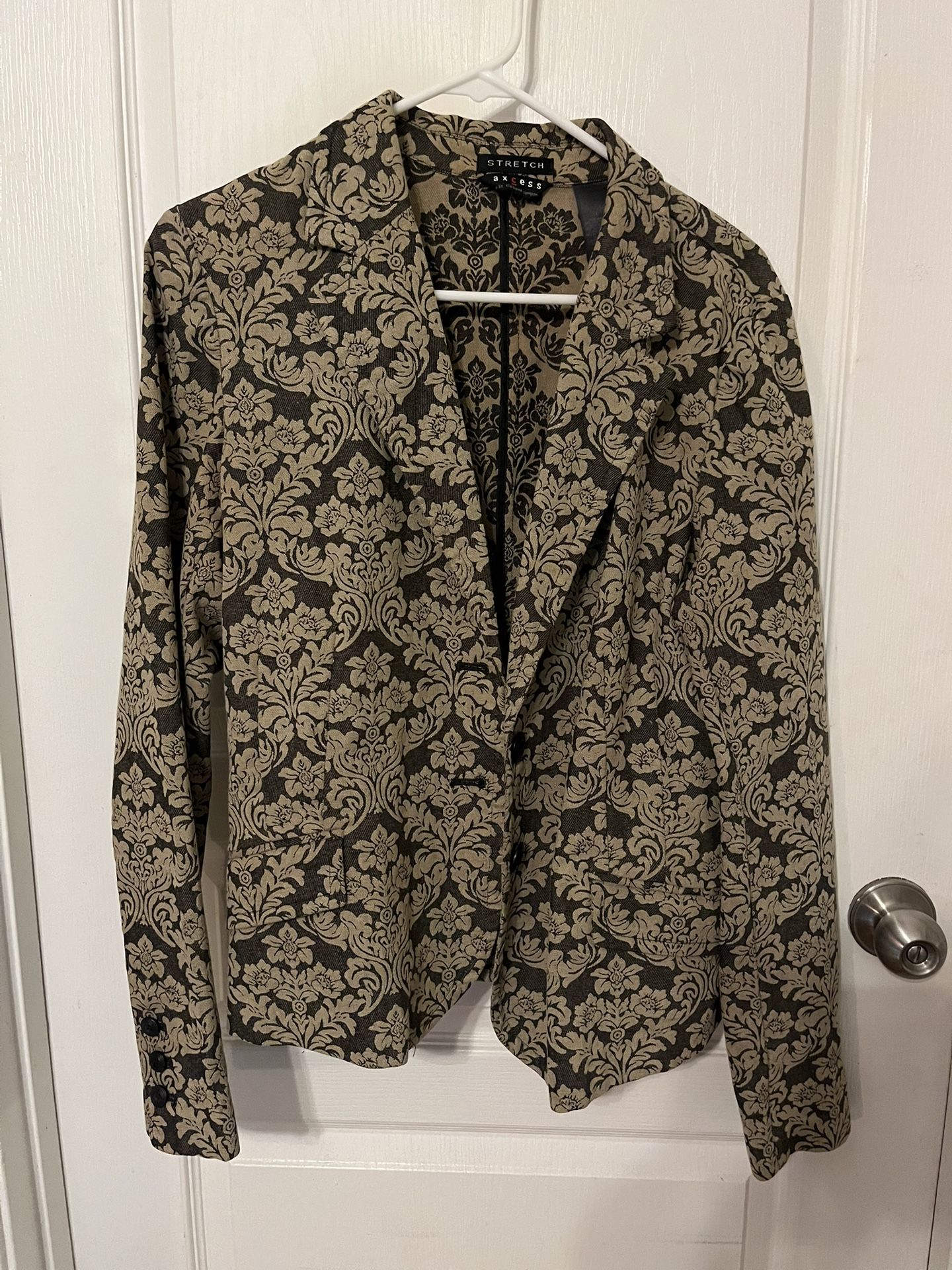 Axcess from Liz Claiborne floral print women’s blazer
