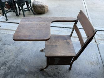 Antique School Desk