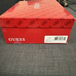 Guess Pink Multi Suede Heels