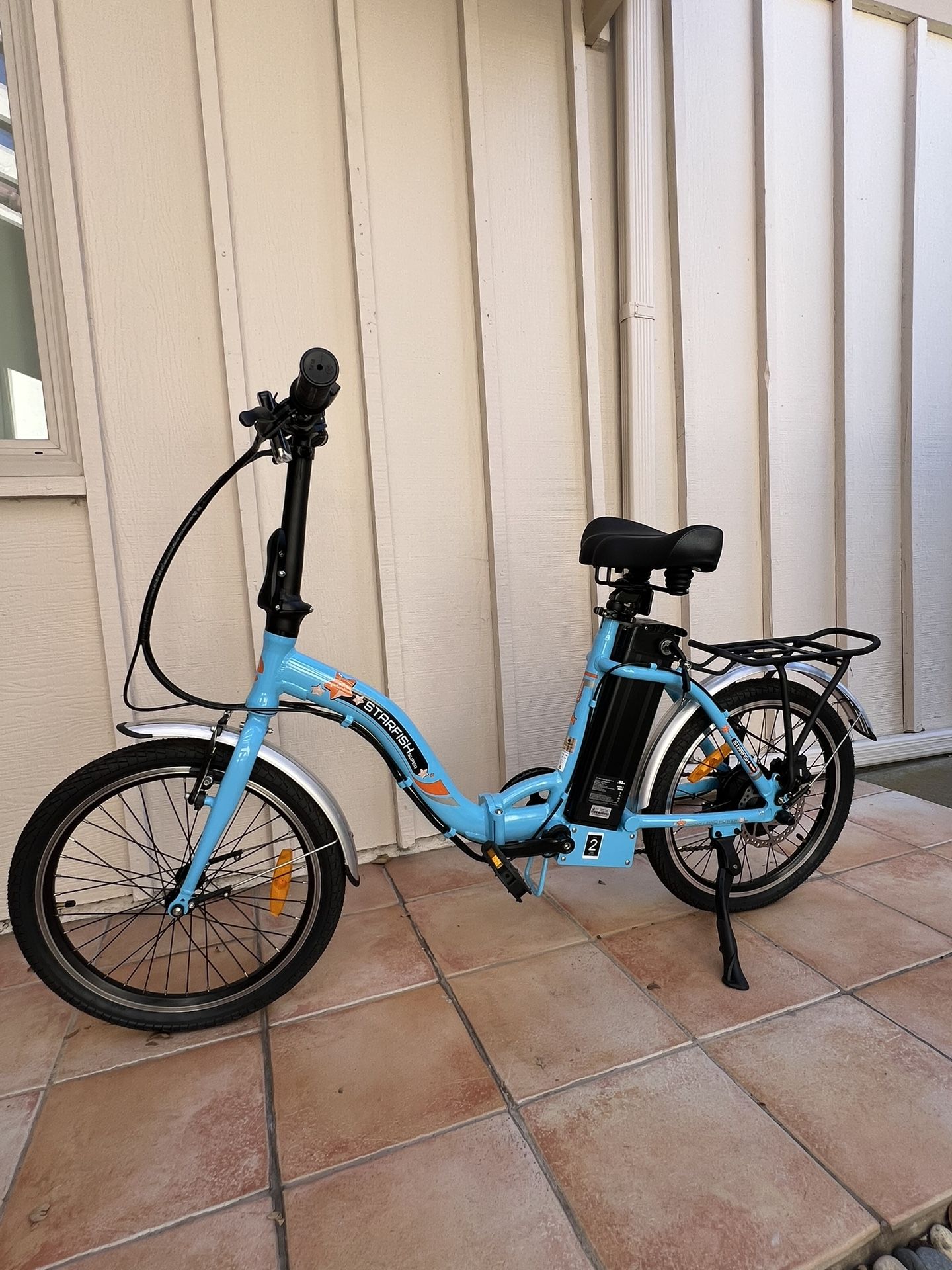 Blue 20” Electric Bike