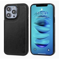 iPhone 14 Pro Max Wallet Case with Card Holder