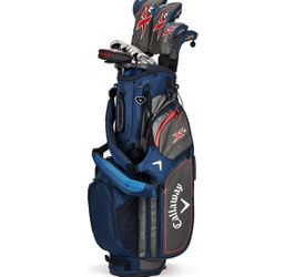 New , Unopen- CALLAWAY GOLF XR COMPLETE GOLF SET-RH REG STEEL SHAFT