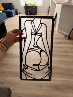 Bathroom Metal Art