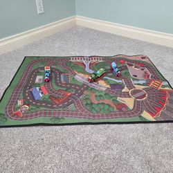 Thomas and Friends Take and Play mat and 6 die-cast toys