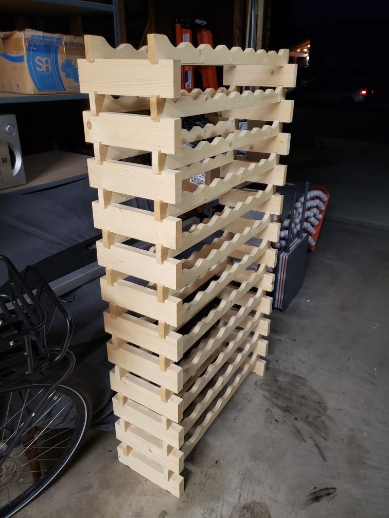 Wood Wine Rack