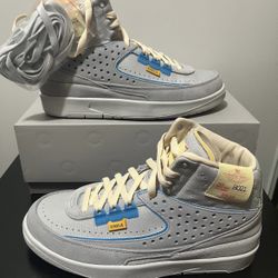 Nike x Union Air Jordan 2 Retro SP 'Grey Fog' Men's Size 8 Women's 9.5 NIB