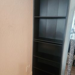 1 White Book Shelf Left