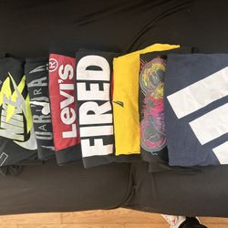 Nike, Jordan, Adidas, Levi’s And Nautica Boys SIZE L 12-13