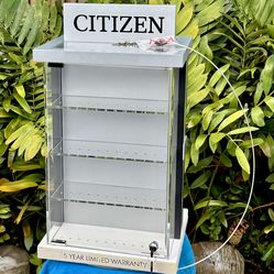 ⭕️ Citizen Watch Display Case Retail Store Showcase Lockable