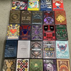 New Sealed Mixed Bicycle Characters Playing Cards Theory Eleven (VALENCIA) $5 Each