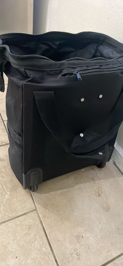 Black Rolling Wheeled Duffle Bag