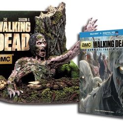 The Walking Dead Season 4 Limited Collectors Edition Blu-ray Moving Zombie Bust