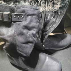 Women Black Tall Boot