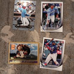 Baseball Cards: V. Guerrero and Bobby Witt