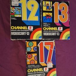 (3) 1978 VideoCart VideoGames(thefirst)!!!!