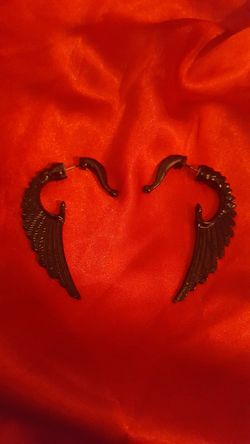 Angel wing earrings