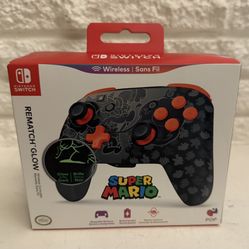 PDP Rematch*™ Glow Wireless Controller for Nintendo Switch™, Bowser brand new sealed