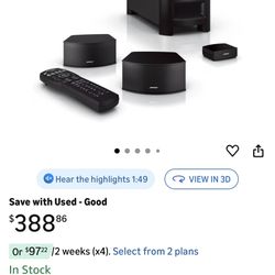 bose cinemate™ wired digital home theater speaker system