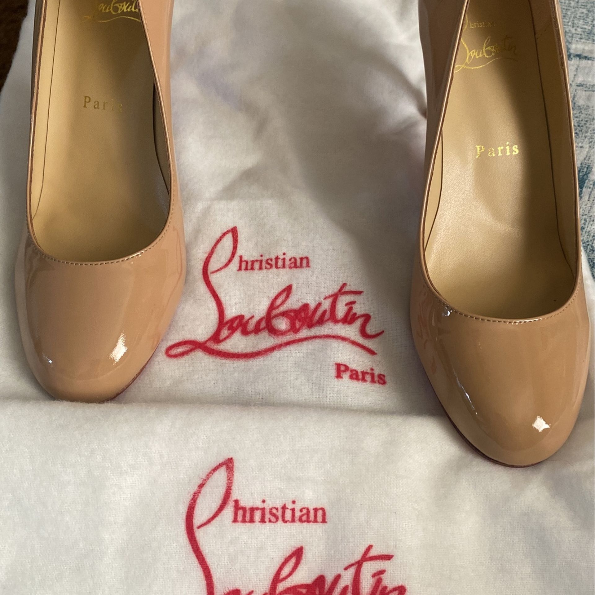 Christian Louboutin Nude Heels 